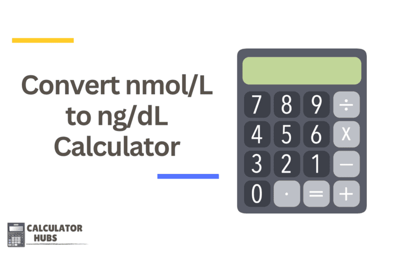 Convert nmol/L to ng/dL Calculator