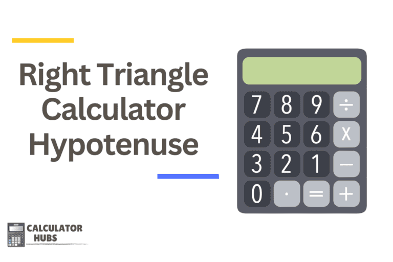 Right Triangle Calculator Hypotenuse Online