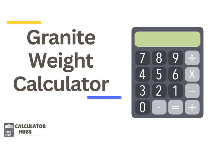 Granite Weight Calculator