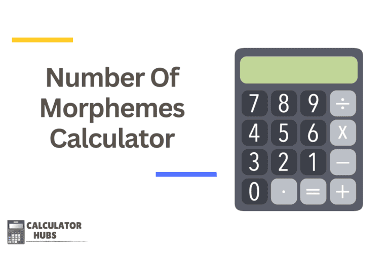 Number Of Morphemes Calculator