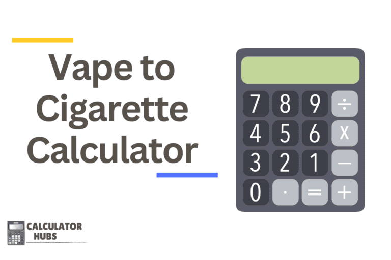 Vape to Cigarette Calculator