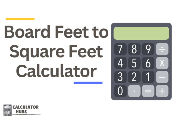 Board Feet to Square Feet Calculator