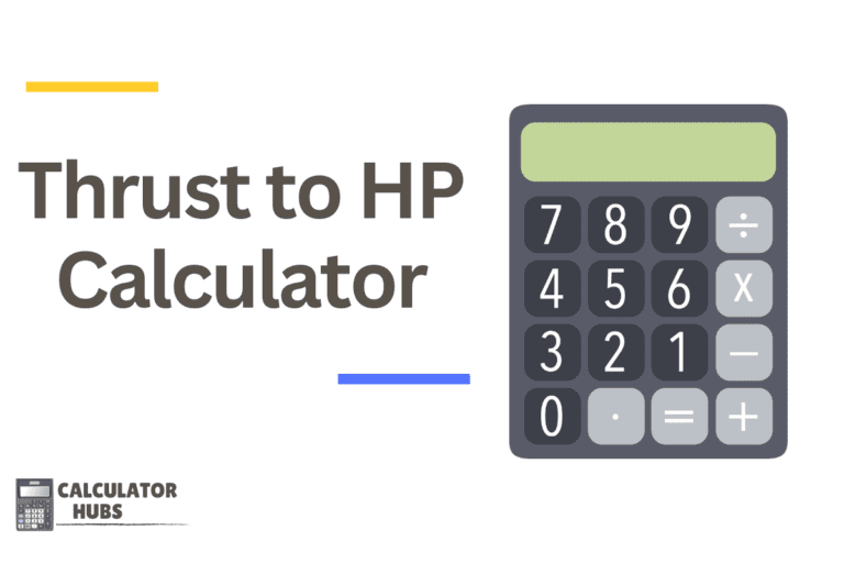 Thrust to HP Calculator