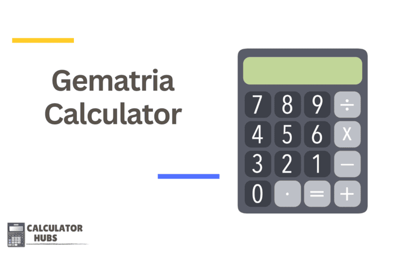 Gematria Calculator