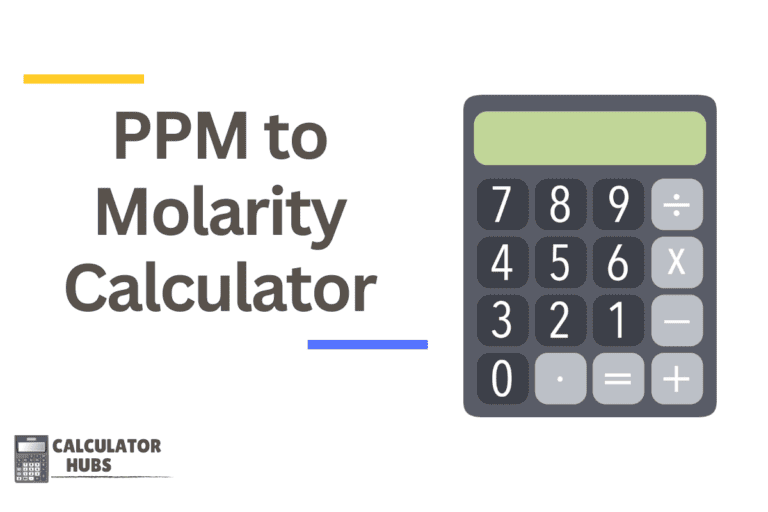 PPM to Molarity Calculator