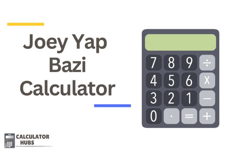 Joey Yap Bazi Calculator